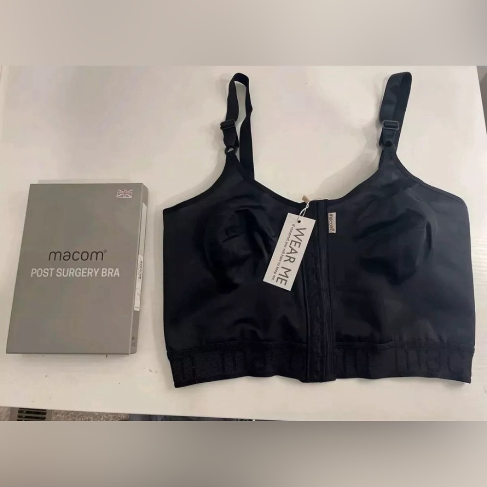 Macom Post Surgery Bra Black XL